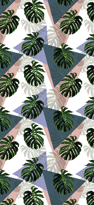 Blackout roller blind for window The leaves of the plant