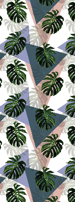 Blackout roller blind for window The leaves of the plant