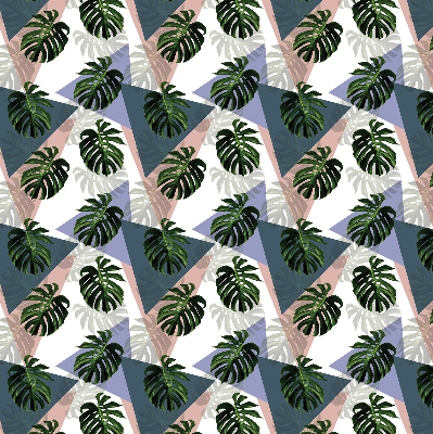 Blackout roller blind for window The leaves of the plant