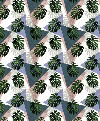 Blackout roller blind for window The leaves of the plant