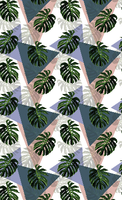 Blackout roller blind for window The leaves of the plant