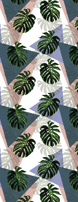 Blackout roller blind for window The leaves of the plant