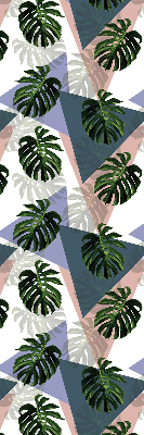 Blackout roller blind for window The leaves of the plant