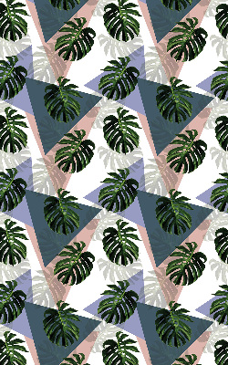 Blackout roller blind for window The leaves of the plant