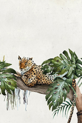 Blackout roller blind Cheetahs on a branch