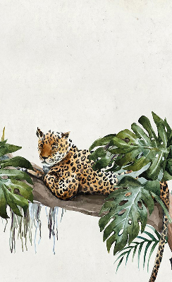 Blackout roller blind Cheetahs on a branch