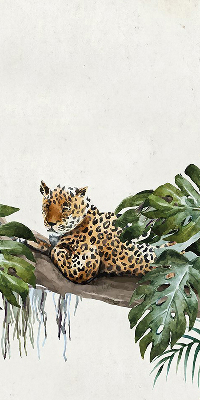 Blackout roller blind Cheetahs on a branch