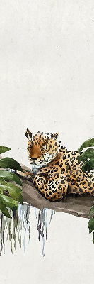 Blackout roller blind Cheetahs on a branch