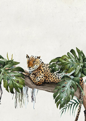 Blackout roller blind Cheetahs on a branch