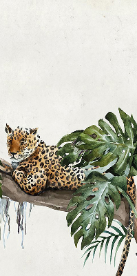Blackout roller blind Cheetahs on a branch