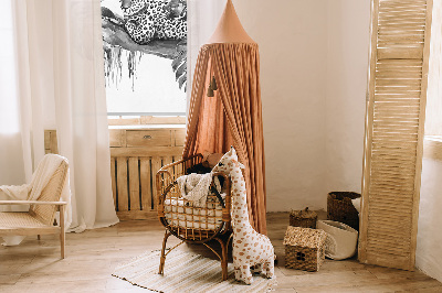 Blackout roller blind for window Drawn cheetahs on a branch