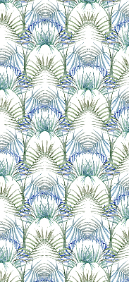 Fabric roller blind for window Colorful leaves