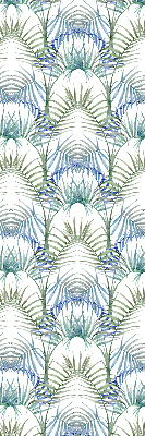 Fabric roller blind for window Colorful leaves