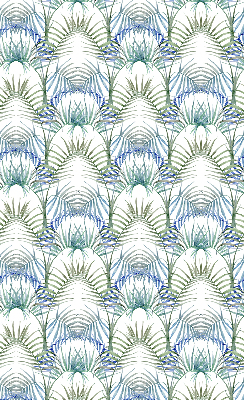 Fabric roller blind for window Colorful leaves