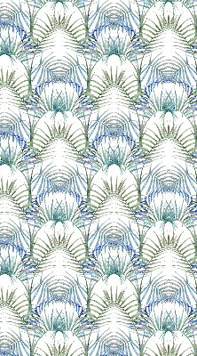 Fabric roller blind for window Colorful leaves