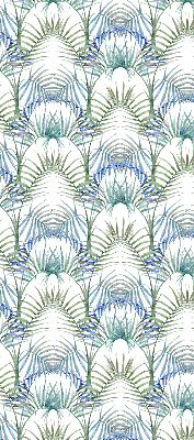 Fabric roller blind for window Colorful leaves