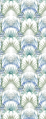 Fabric roller blind for window Colorful leaves