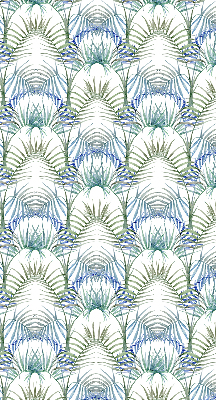 Fabric roller blind for window Colorful leaves