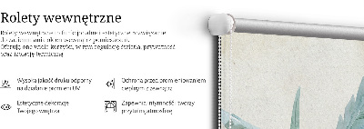 Blackout roller blind Exotic nature