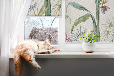 Blackout roller blind Exotic nature