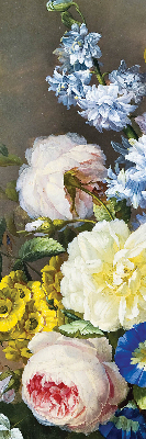 Blackout roller blind A bouquet of flowers