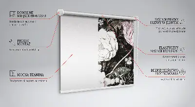 Blackout roller blind for windows