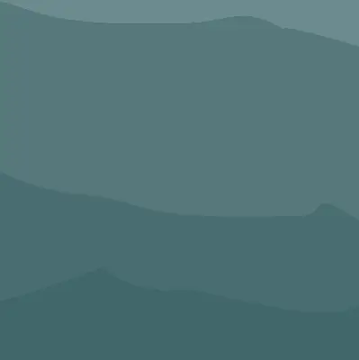 Fabric roller blind for window mountains print