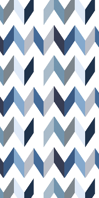 Blackout roller blind Blue herringbone