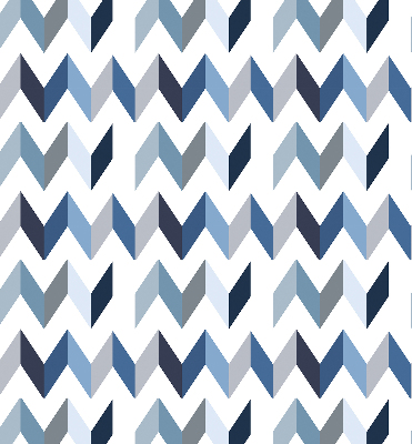Blackout roller blind Blue herringbone