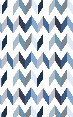 Blackout roller blind Blue herringbone
