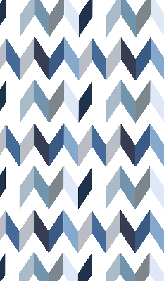 Blackout roller blind Blue herringbone