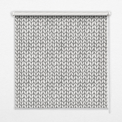 Blackout roller blind for window White fir
