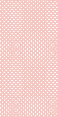 Fabric roller blind for window White dots