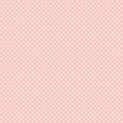 Fabric roller blind for window with white dots pattern