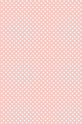 Fabric roller blind for window White dots