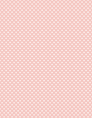 Fabric roller blind for window White dots