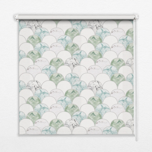 Blackout roller blind Semicircle