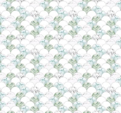 Blackout roller blind Semicircle