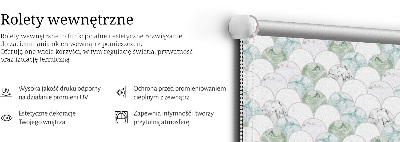 Blackout roller blind Semicircle