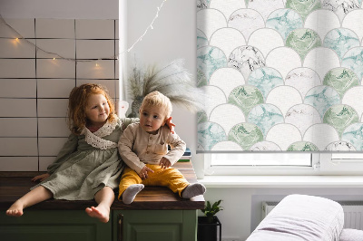 Blackout roller blind Semicircle