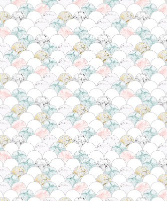 Blackout roller blind for window Colorful scales
