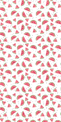 Fabric roller blind for window Watermelons