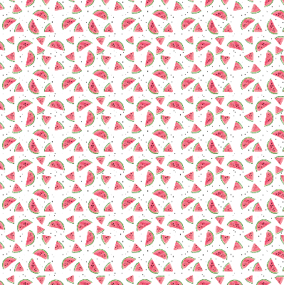 Fabric roller blind for window Watermelons