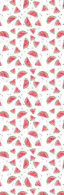 Fabric roller blind for window Watermelons