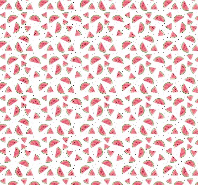 Fabric roller blind for window Watermelons