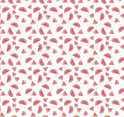 Fabric roller blind for window Watermelons