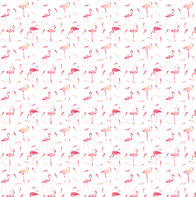 Blackout roller blind Flamingos and their feathers