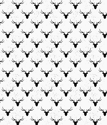 Blackout roller blind Black deer heads
