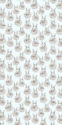 Blackout roller blind for window Rabbits