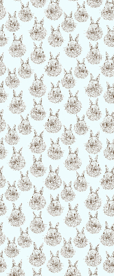 Blackout roller blind for window Rabbits